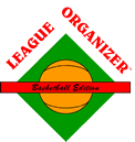 League Organizer Basketball and Cheerleading Logo