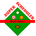 League Organizer Super Scheduler Sports Logo